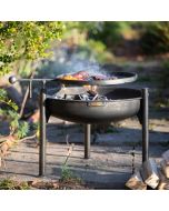 Firepits UK Legs Eleven Firebowl with BBQ grill